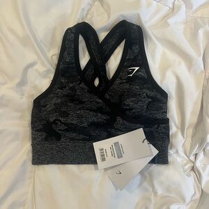 NWT Gymshark Camo Seamless Sports Bra- XS